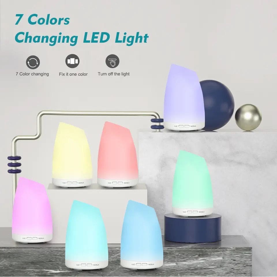 RGB Aroma Diffuser, Household Small Desktop Humidifier, Aroma Diffuser With Night Light, Quiet Air Freshener, Ultrasonic Cool Mist Maker Fogger RGB Aroma Diffuser, Household Small Desktop Humidifier, Aroma Diffuser With Night Light, Quiet Air Freshener, Ultrasonic Cool Mist Maker Fogger